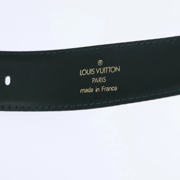 LOUIS VUITTON Taiga Leather Ceinture Classic Belt 41.7"" Epicea LV Auth bs30354 - Picture 9 of 14